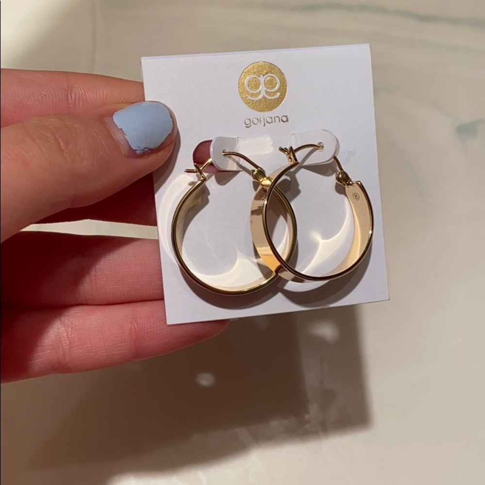 Gold mini hoops